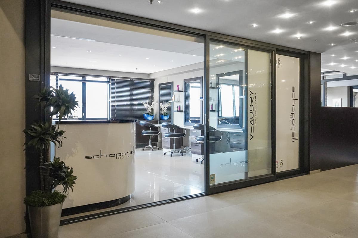 Schiaparelli Hair Salon in the Aquarius foyer